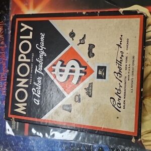 1963 Monopoly Board Game by Parker Brothers